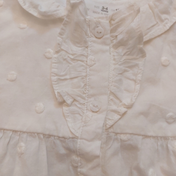 Zara baby embroidered blouse size 3-4 - Picture 3 of 8